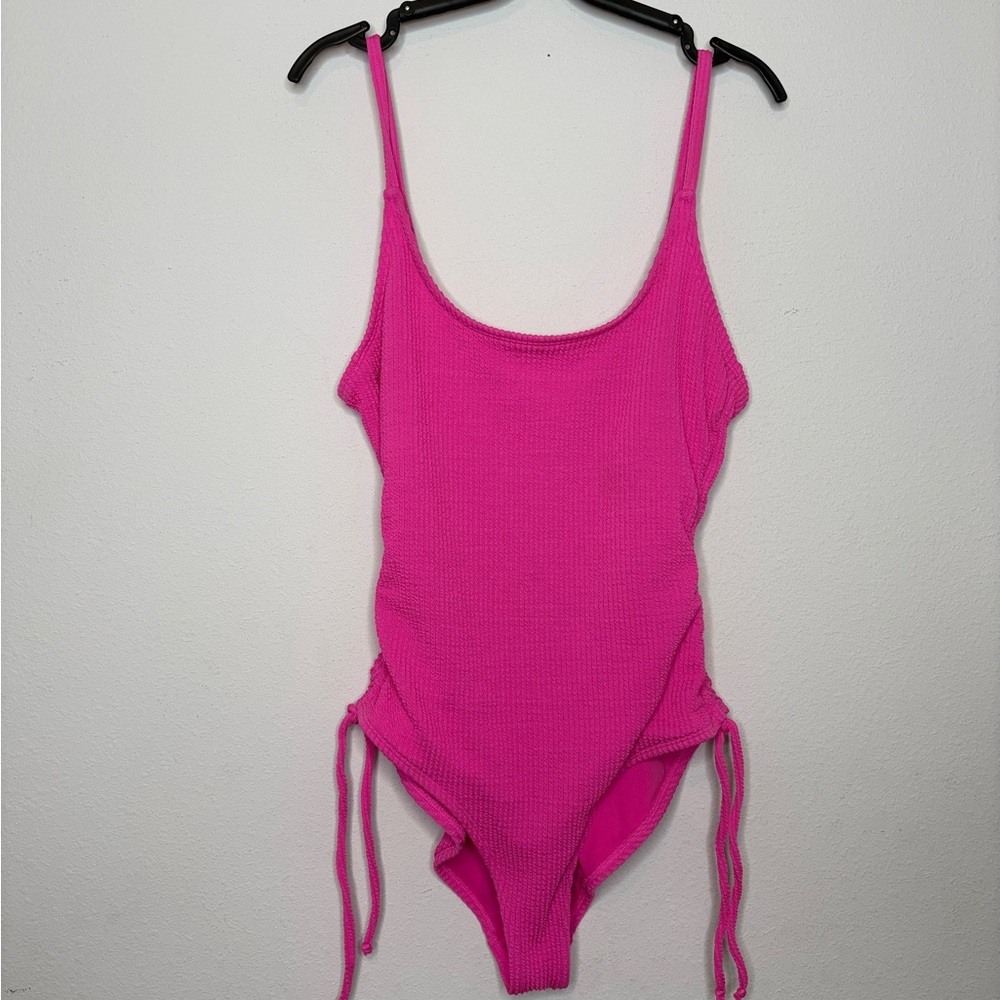 Hurley Vibrant Pink One Piece Swimsuit